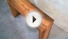 Мебель из массива для дачи и дома скамейка из дерева в