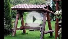 Садовые качели - уютное место для отдыха на даче